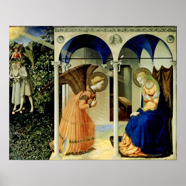 The Annunciation by Fra Angelico Poster (Front)