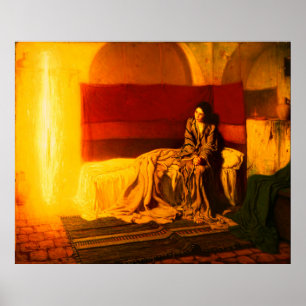 The Annunciation by Henry Ossawa Tanner (1898) Poster