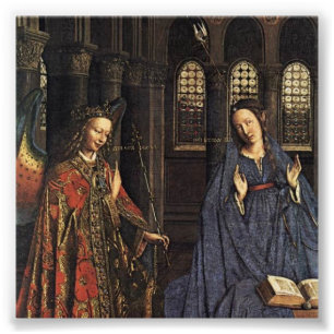 The Annunciation by Jan van Eyck Photo Print