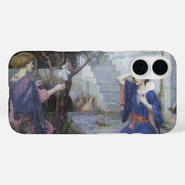 The Annunciation by John William Waterhouse Case-Mate iPhone Case (Back (Horizontal))