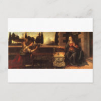 The Annunciation by Leonardo Da Vinci c. 1472-1475