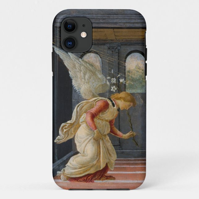 The Annunciation by Sandro Botticelli Case-Mate iPhone Case (Back)