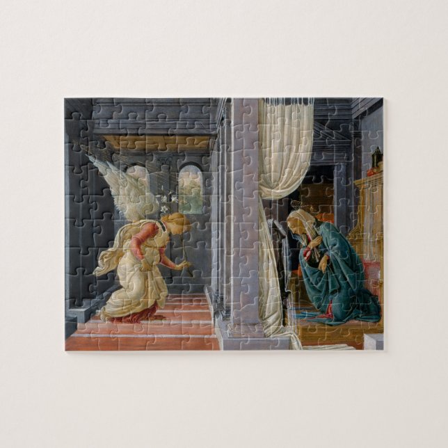 The Annunciation by Sandro Botticelli Jigsaw Puzzle (Horizontal)
