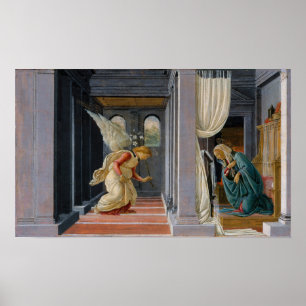 The Annunciation by Sandro Botticelli Poster