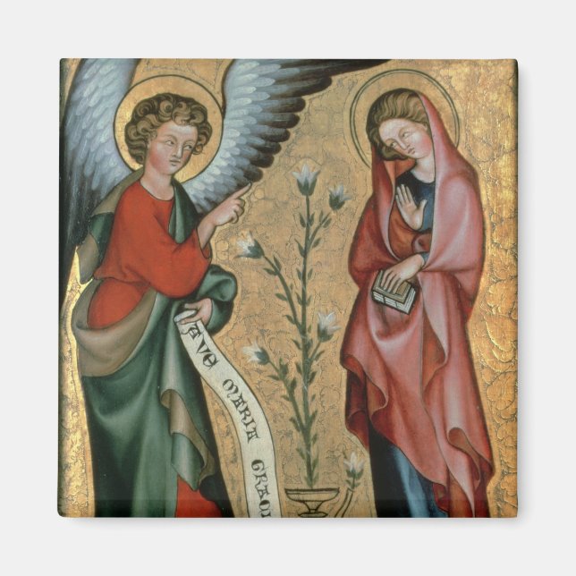 The Annunciation, c.1330 (oil on panel) Magnet (Front)