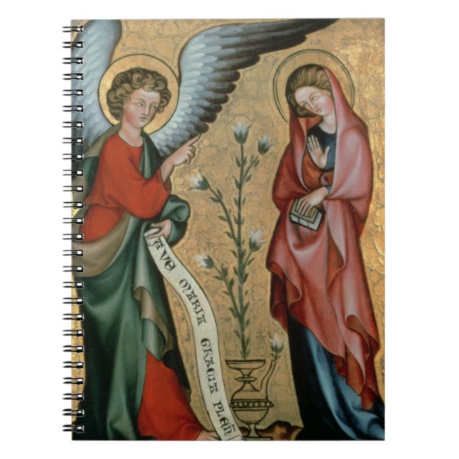 The Annunciation, c.1330 (oil on panel) Notebook (Front)