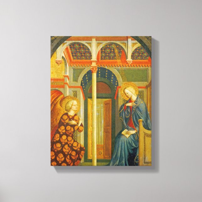 The Annunciation, c. 1423-24 Canvas Print (Front)