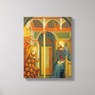 The Annunciation, c. 1423-24 Canvas Print