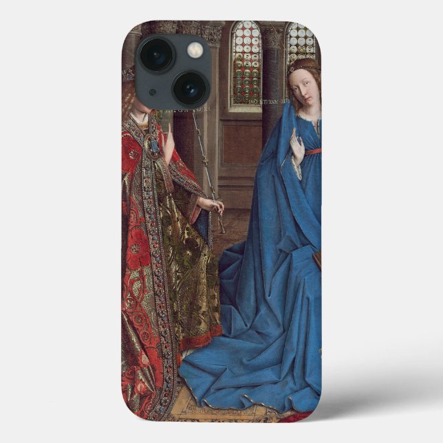 The Annunciation, c. 1434- 36 (oil on canvas) Case-Mate iPhone Case (Back)