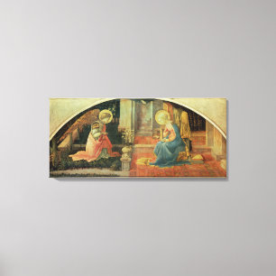 The Annunciation, c.1450-3 Canvas Print
