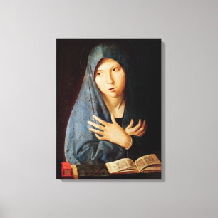 The Annunciation, c.1473-74 Canvas Print