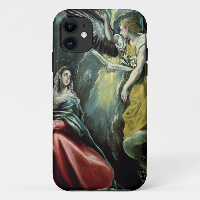 The Annunciation, c.1575 (oil on canvas) Case-Mate iPhone Case (Back)