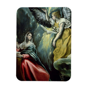 The Annunciation, c.1575 (oil on canvas) Magnet
