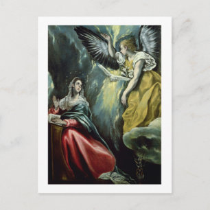 The Annunciation, c.1575 (oil on canvas) Postcard