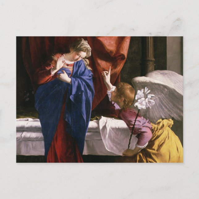 The Annunciation, c.1623 Postcard (Front)