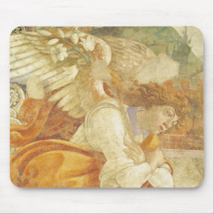 The Annunciation, detail of the Archangel Mouse Pad