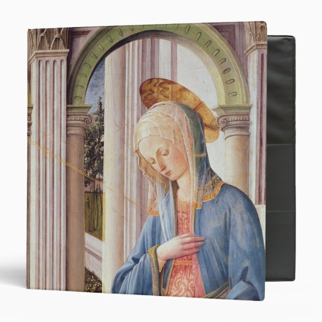 The Annunciation, detail of the Virgin Mary Binder (Front/Inside)
