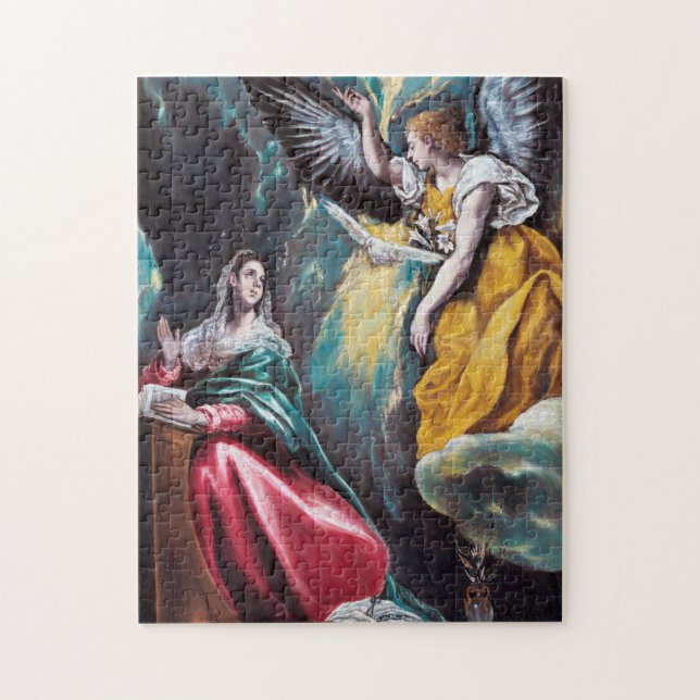 The Annunciation, El Greco Jigsaw Puzzle (Vertical)