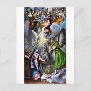 The Annunciation, El Greco Postcard