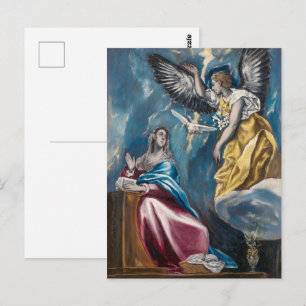 The Annunciation El Greco Postcard