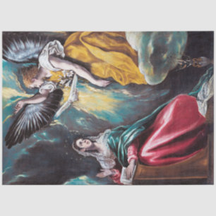The Annunciation, El Greco Tissue Paper