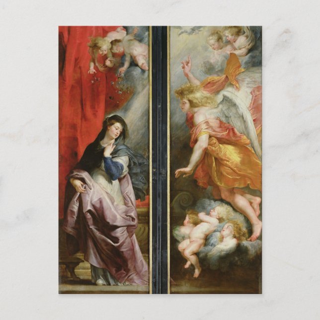 The Annunciation, from the reverse of the Postcard (Front)