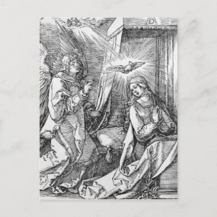 The Annunciation from the 'Small Passion' Postcard