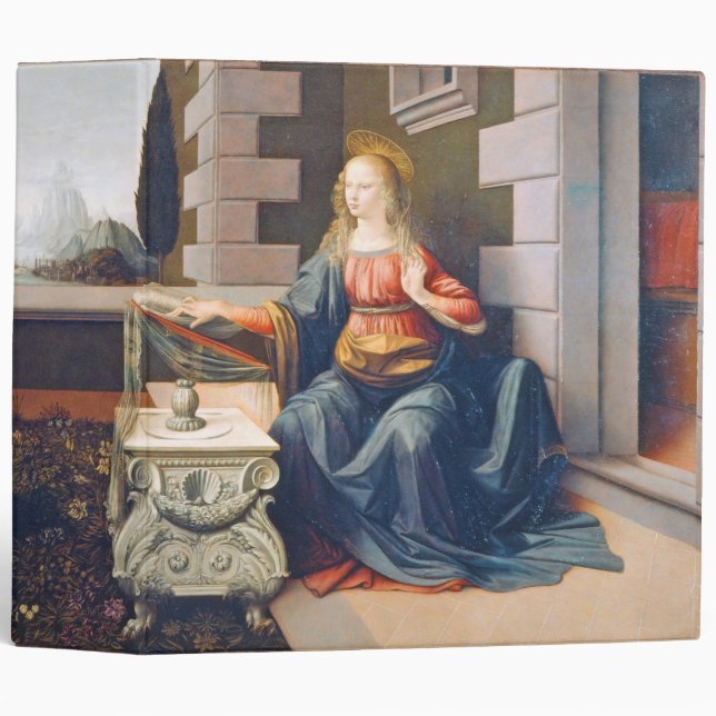 The Annunciation, Leonardo da Vinci Binder (Front/Spine)