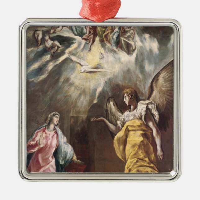 The Annunciation Metal Ornament (Front)