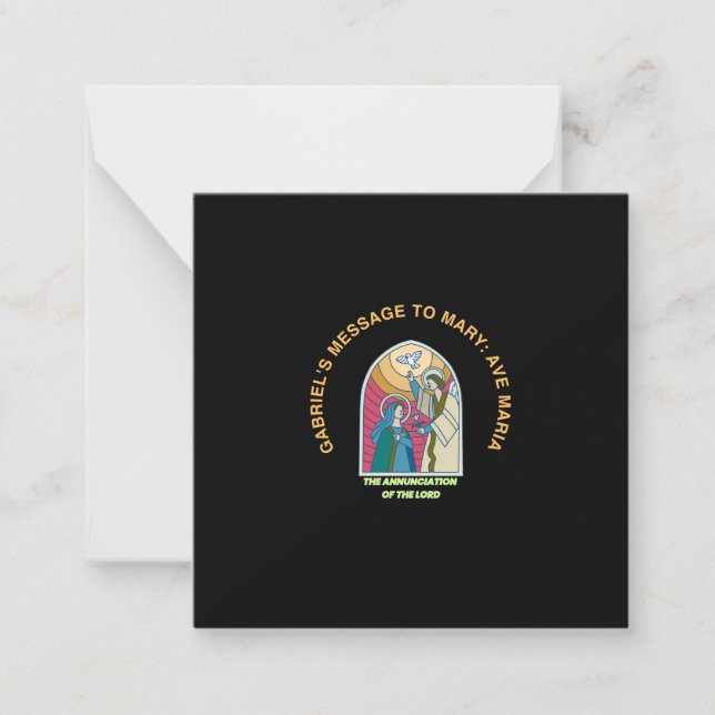 The Annunciation of the Lord Card (Front)