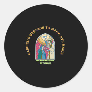 The Annunciation of the Lord Classic Round Sticker