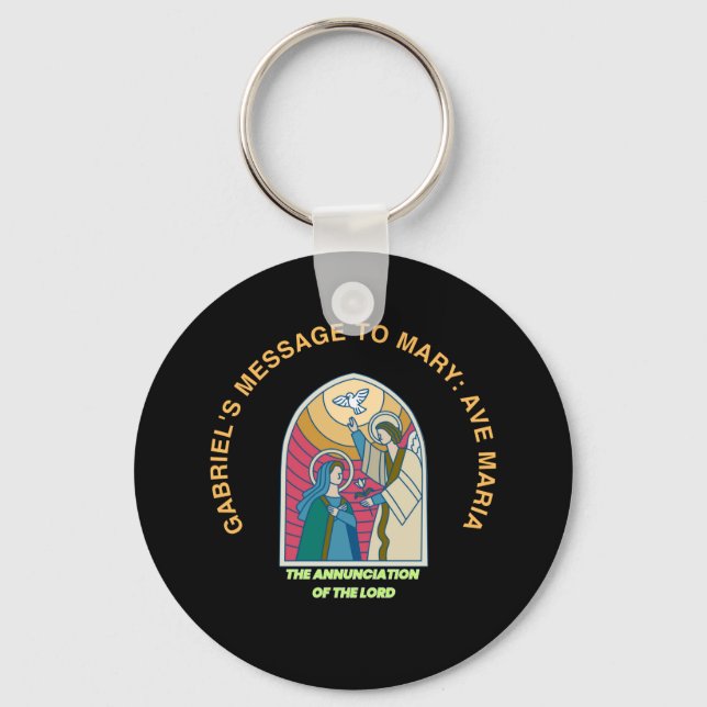 The Annunciation of the Lord Keychain (Front)