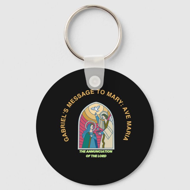 The Annunciation of the Lord Keychain (Front)