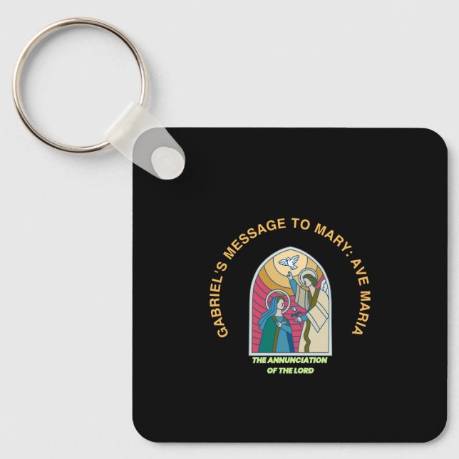 The Annunciation of the Lord Keychain (Front)