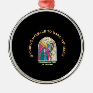 The Annunciation of the Lord Metal Ornament