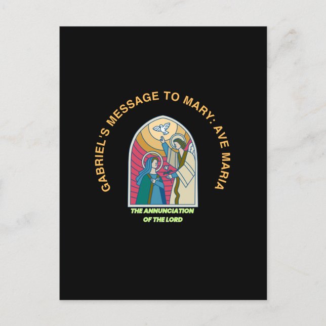 The Annunciation of the Lord Postcard (Front)