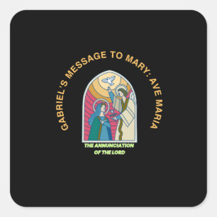 The Annunciation of the Lord Square Sticker