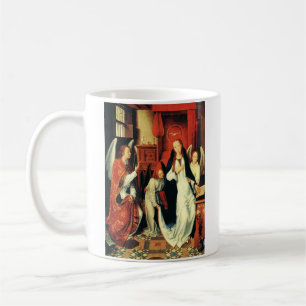 The Annunciation of Virgin Mary by Hans Memling Coffee Mug