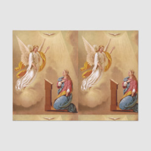 The Annunciation of Virgin Mary Tissue Paper