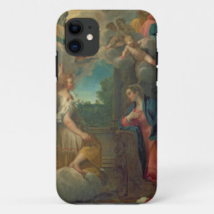 The Annunciation (oil on canvas) 2 iPhone 11 Case