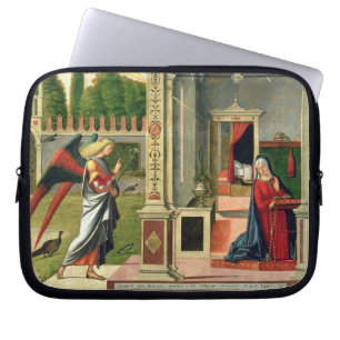 The Annunciation (oil on panel) 2 Laptop Sleeve