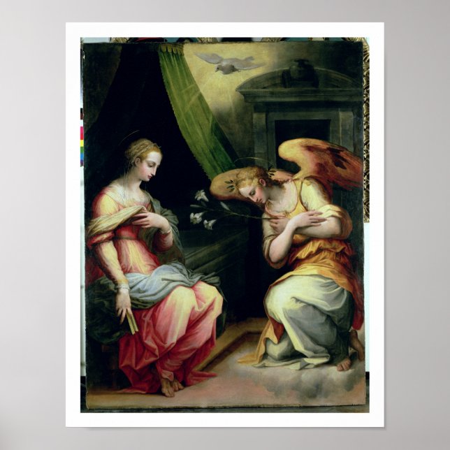 The Annunciation (Oil on Panel) 3 Poster (Front)