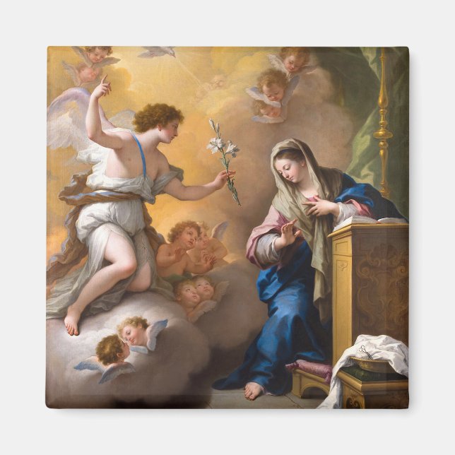 The Annunciation, Paolo de Matteis  Magnet (Front)