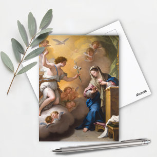 The Annunciation, Paolo de Matteis Postcard