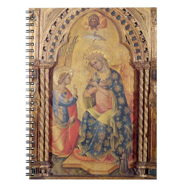 The Annunciation (part of polyptych) (oil on panel Notebook (Front)