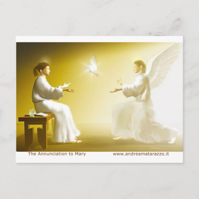 The Annunciation  Postcard (Front)