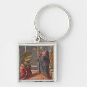 The Annunciation (predella of the Barbadori Altarp Keychain