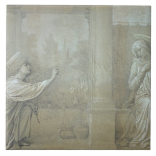 The Annunciation, preparatory cartoon for the Capp Tile