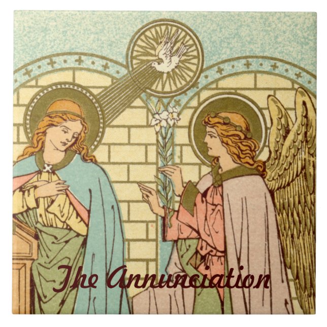 The Annunciation  (RLS 04) Tile (Front)