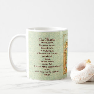The Annunciation (RLS 04) with Prayers Coffee Mug